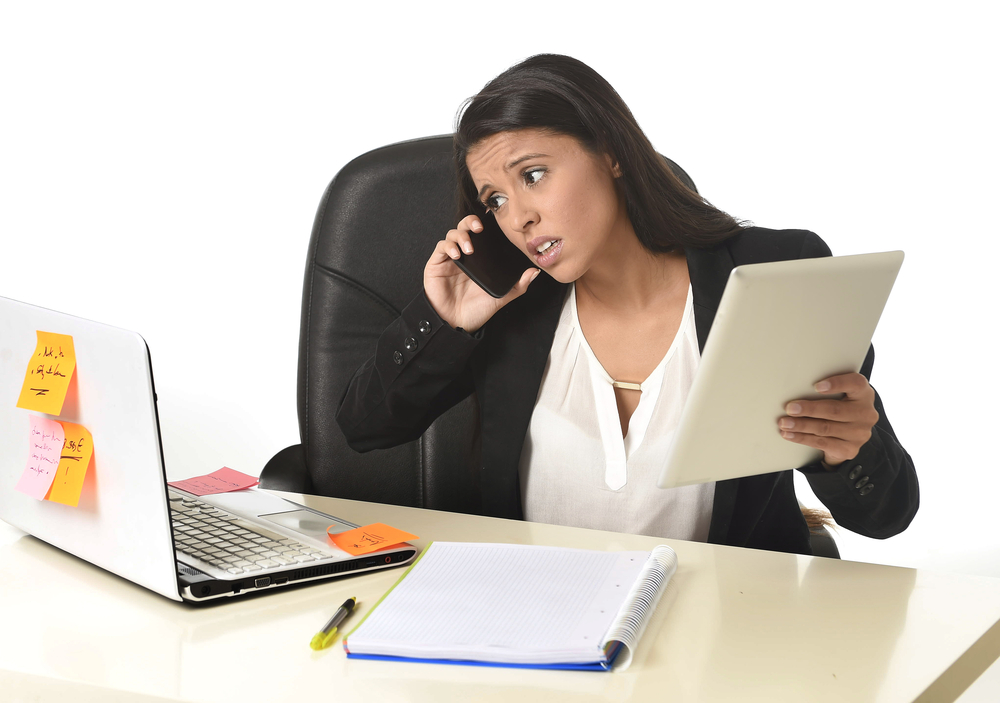 Busy Real Estate Agent